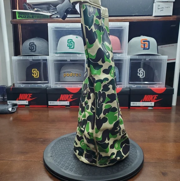 COPY - Bape Green Brown Camouflage Duffel Bag - Picture 6 of 8